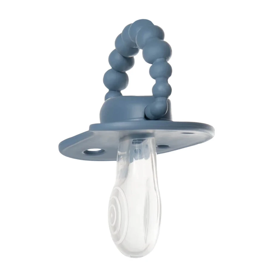 Luu Kids, fopspeen, positionering, silicone, Cloudy Blue, 3-6 maanden, 1 stuk