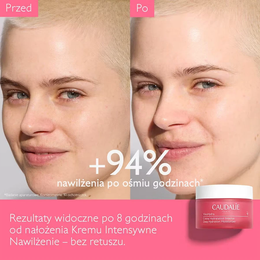 Caudalie VinoHydra, cremă de față hidratantă intensivă, 50 ml