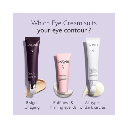 Caudalie Vinoperfect, brightening eye cream, 15 ml
