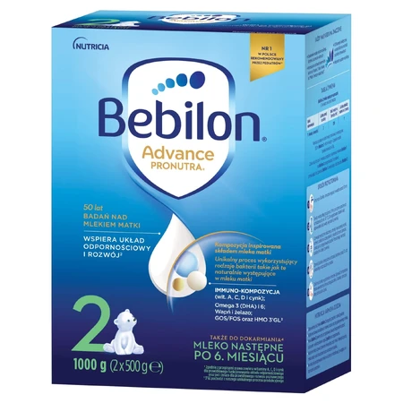 Bebilon Advance Pronutra 2, opvolgmelk, ouder dan 6 maanden, 2 x 1000 g