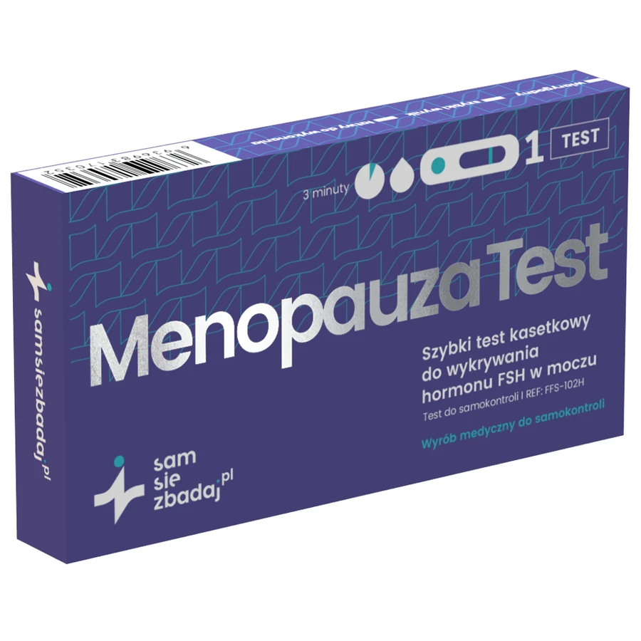 Examine Yourself Menopause Test, rapid test for detecting FSH hormone in urine, cassette, 1 piece