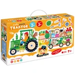 CzuCzu Moto Puzzle Tractor, puzzle for children, 2-3 years, 24 elements