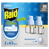Raid Family, insecticida repelente de mosquitos, repuesto, 2 x 27 ml