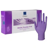 Abena, guantes de nitrilo, no estériles, sin polvo, violeta, talla XS, 100 unidades