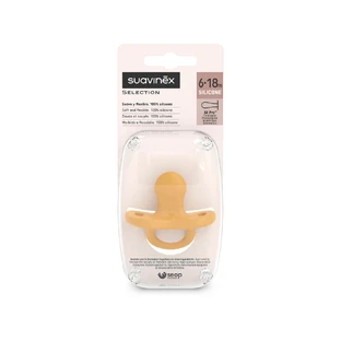 Siliconen fopspeen SX Pro Colour Essence, 6-18 maanden, Mosterdgeel, Suavinex