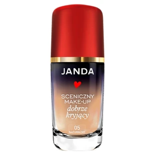 Janda, podium make-up, gezichtsfoundation, goede dekking, 05 natuurlijk, 30 ml