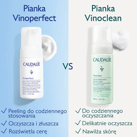 Caudalie Vinoperfect Bright Micropeel, micropolijstschuim, 100 ml