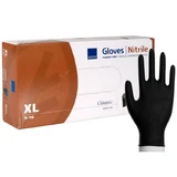 Abena, nitril handschoenen, niet-steriel, poedervrij, zwart, maat XL, 100 stuks