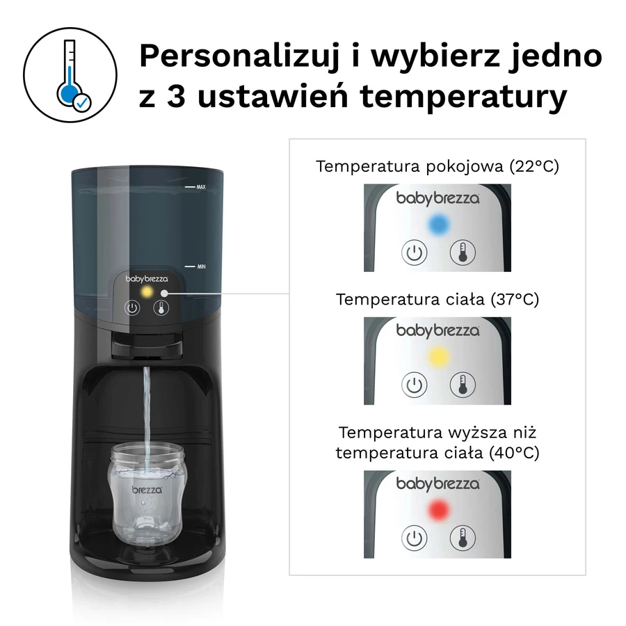 Calentador instantáneo Baby Brezza, calentador de agua, negro
