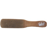 Brosse à cheveux pour hommes Cuir brun, brosse humide