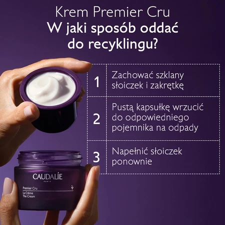 Caudalie Premier Cru, crema facial, recambio, 50 ml