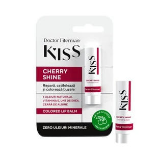 Cherry Shine Kiss lippenbalsem met kersensmaak, 4,5 g, Doctor Fiterman