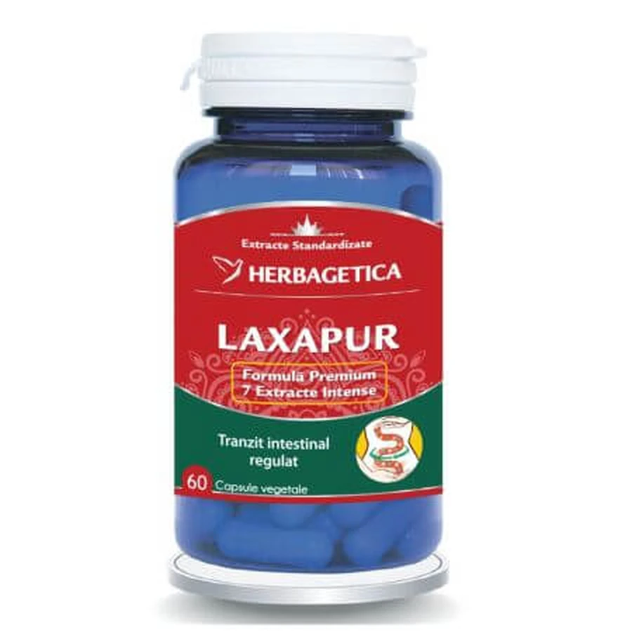 Laxapur, 60 Kapseln, Herbagetica