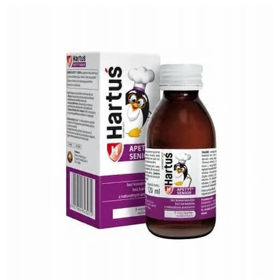 Hartuś Eetlust Senior siroop, 120 ml