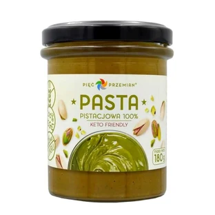 100% pasta pistacjowa 180g PIĘĆ ZMIAN