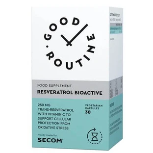 Resveratrol Bioactive Good Routine, 30 plantaardige capsules, Secom