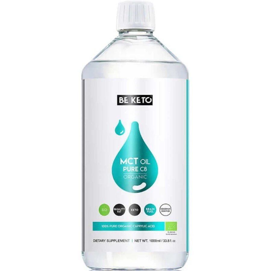 Olio MCT BIO 100% C8 1000ml BeKeto