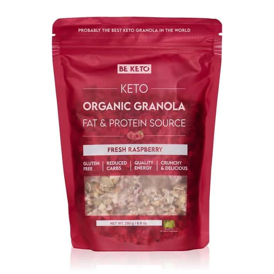 BIO Keto Granola - Framboise fraîche 250g BeKeto