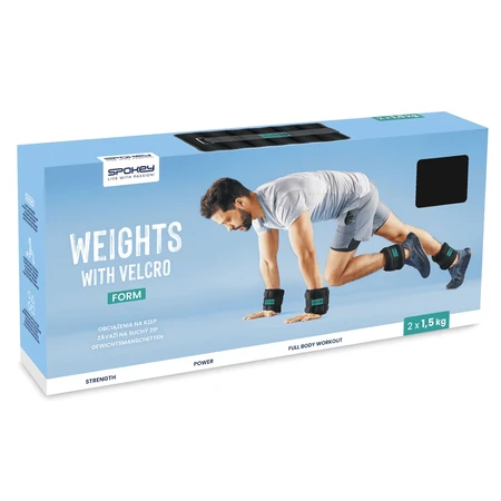 Spokey Form, enkel- en polsgewichten, 1,5 kg, 2 stuks
