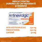 Antinevralgic Intensiv 250mg/250mg/50mg x 20cpr Sanofi