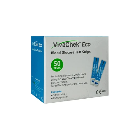 50 VivaChek Eco 50 Blutzuckertests