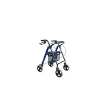 Mesa Rodante Plegable con 4 Ruedas, Asiento y Asas de Apoyo Regulables en Altura Dr. Happy JL9188LH