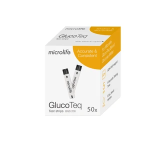50 Microlife GlucoTeq Blood Glucose Tests