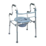 Dr Happy JL9633 Dr Happy 2 en 1 Andador y Asiento de Inodoro con Mecanismo de Plegado Rápido