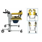 Dr Happy JL2010 Sedia multifunzionale per il sollevamento e il trasferimento dei pazienti con toilette e rotelle
