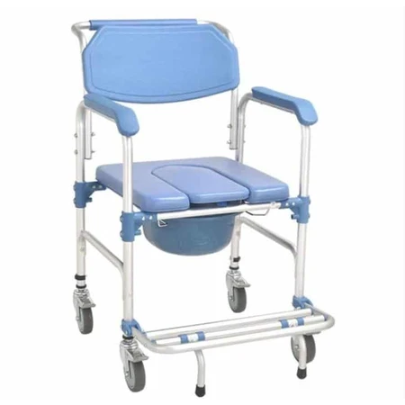 Dr. Happy Toilet Chair with Wheels JLC00301