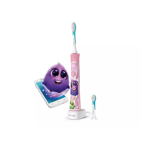 Periuta de dinti electrica reincarcabila pentru copii Sonicare Kids, +3 ani, HX6352/42, Philips Sonicare