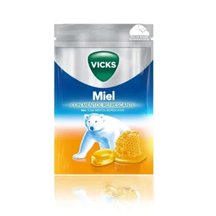Bomboane răcoritoare cu miere Vicks Praims 72g