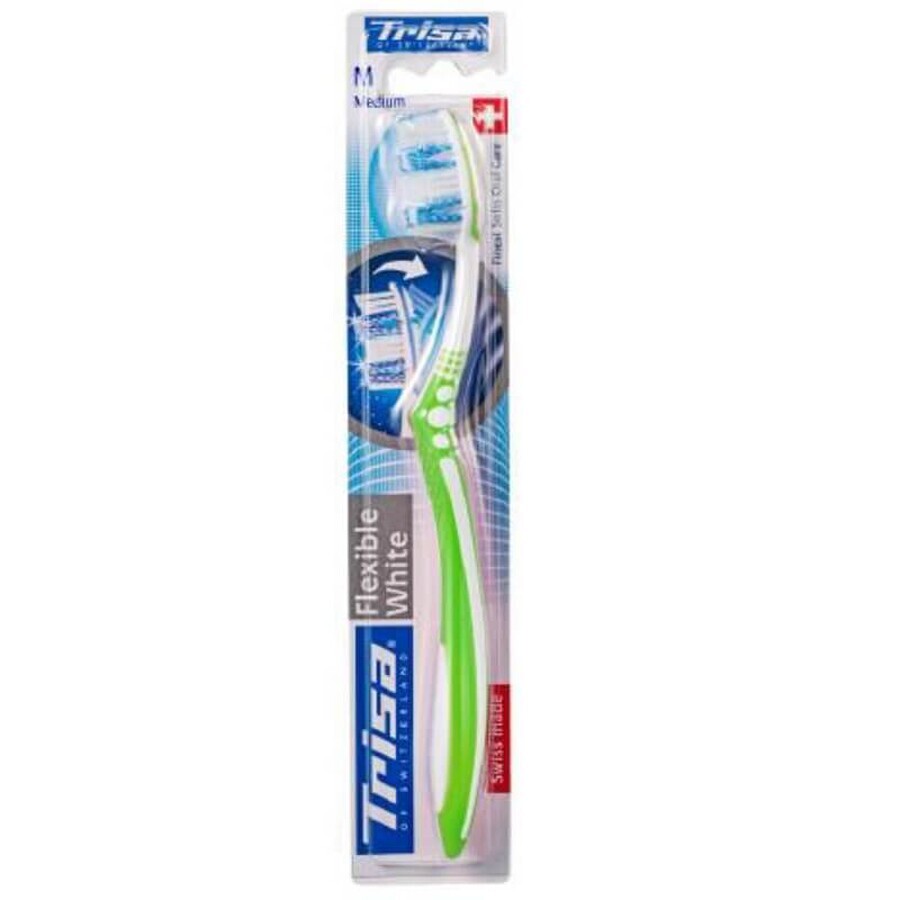 Brosse à dents Flexible White, Medium, Trisa