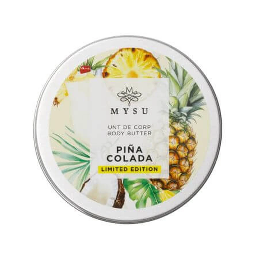 Pian Colada Body Butter, 185 ml, Mysu Parfume