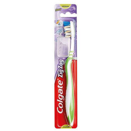 Toothbrush Zig-Zag Medium, Colgate