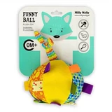 Peluche douce Boule sensorielle colorée, 0 mois+, Milly Mally