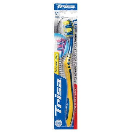 Brosse à dents, tête flexible3 Medium, Trisa