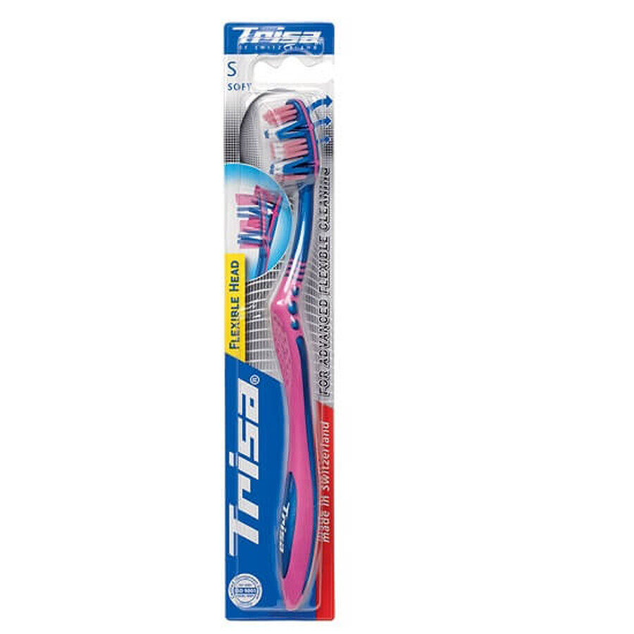 Brosse à dents, tête flexible3 douce, Trisa