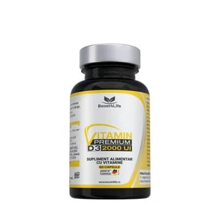 Vitamine D3 Premium, 2000 IE, 60 softgels, Boost4life