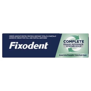Complete Strong Hold Extra Fresh Complete Strong Hold Extra Fresh kleefcrème voor kunstgebitten, 47 g, Fixodent
