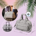 BabyOno, Reisetasche für Mütter, grau