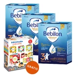 Set Bebilon Advance Pronutra 3 Junior, nutritious milk-based formula, after 1 year, 3 x 1000 g + CzuCzu Toddler Library, 4 children's books, from 12 months free of charge