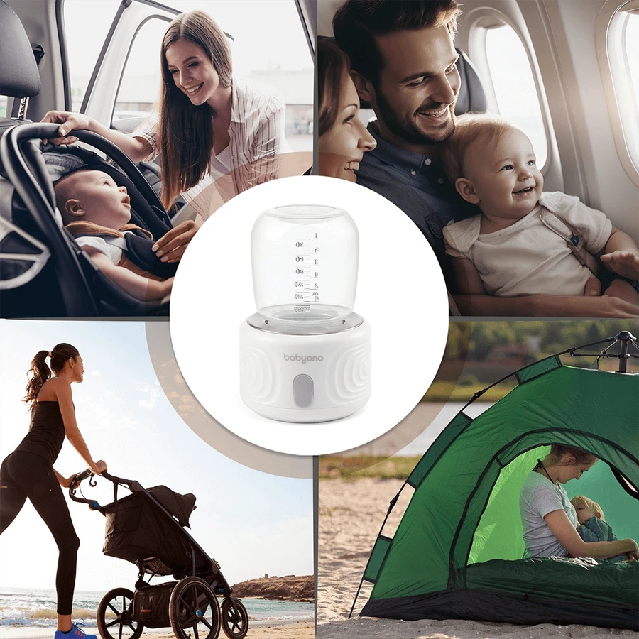 BabyOno, draagbare flessenwarmer