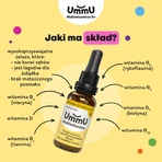 UmmU Multivitamine, voor kinderen vanaf 6 jaar, druppels, sinaasappelsmaak, 30 ml