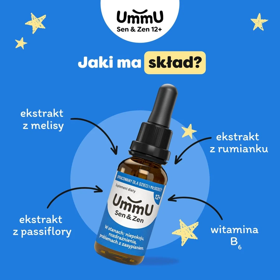 UmmU Sen&Zen, for children 12 years and older, drops, 30 ml
