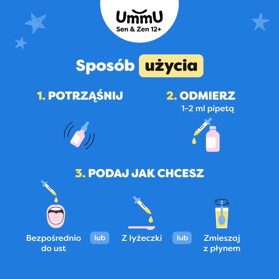 UmmU Sen&Zen, for children 12 years and older, drops, 30 ml