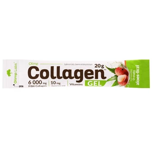 Olimp Collagen Gel, Gel, Aloe-Zitronen-Geschmack, 20 g