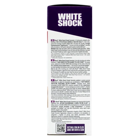 BlanX White Shock Purple Corrector, tandbleeksysteem, serum, 20 ml + Led Bite cap