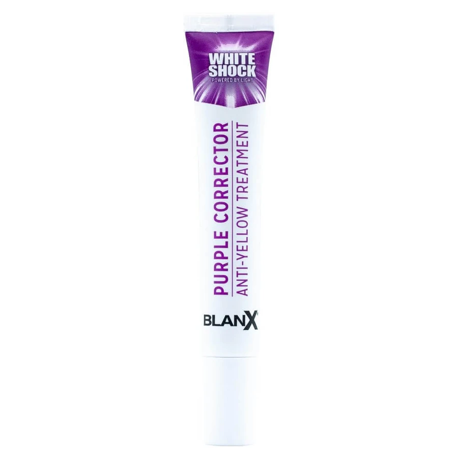 BlanX White Shock Purple Corrector, tandbleeksysteem, serum, 20 ml + Led Bite cap
