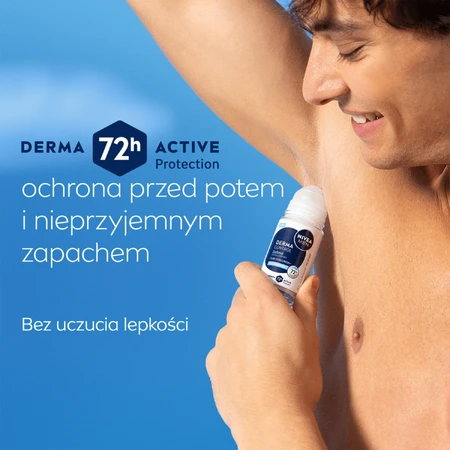 Nivea Men Derma Control Defend, antitranspirant, roll-on, 50 ml